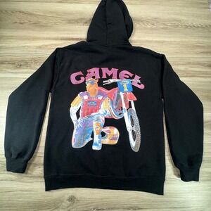 Black Camel Motorsports Graphic Hoodie Sweatshirt Men's Small